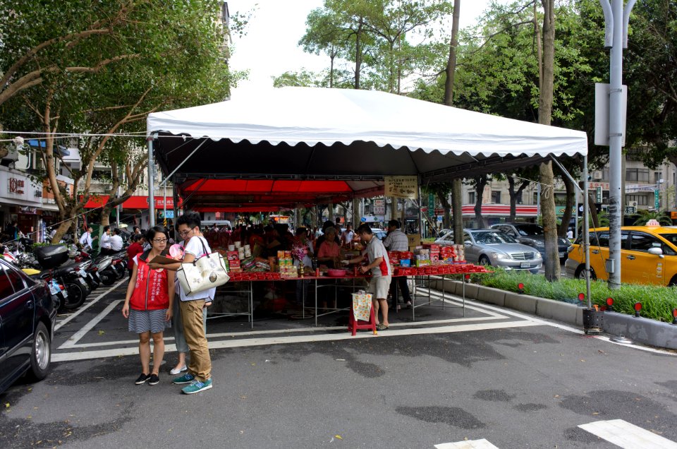 Main Tent of 2015 Ghost Festival of Futai Village, Songshan District, Taipei 20150822a