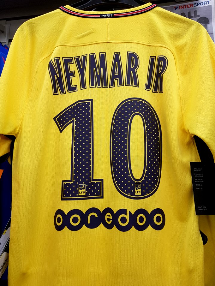 Maillot extérieur PSG 2017-2018 Neymar JR