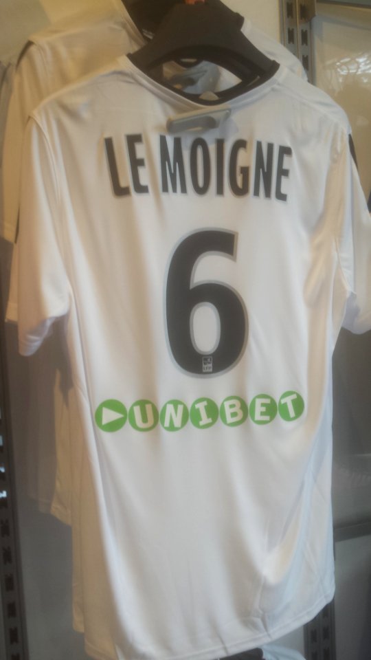 Maillot RC Lens blanc 2014-2015 Le Moigne