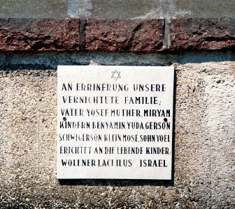 Mahnmal gegen Faschismus und Krieg Gedenktafel Wollner