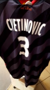 Maillot extérieur RC Lens 2015-2016 Cvetinovic