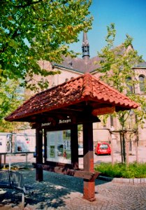 Mettingen Marktplatz Informationstafel