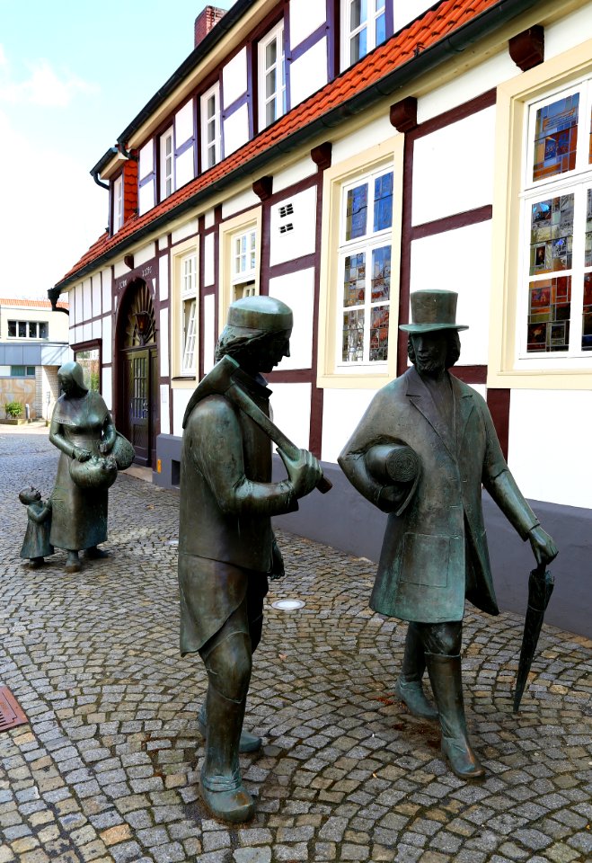 Mettingen Skulpturengruppe Haus Telsemeyer 06