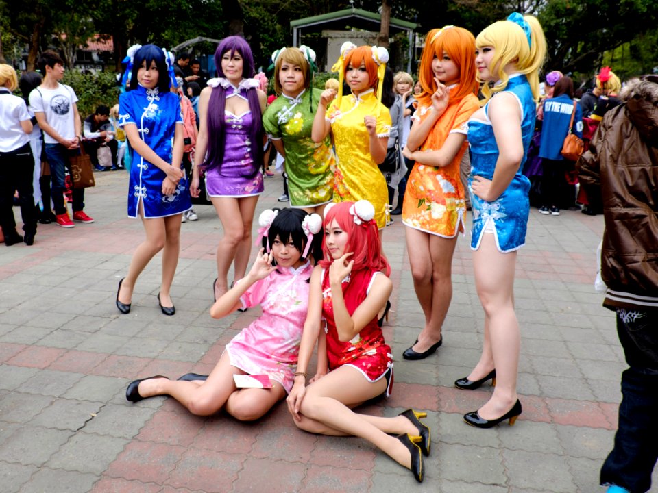 Members of μ's Cosplayers Portrait in CWT39 20150228