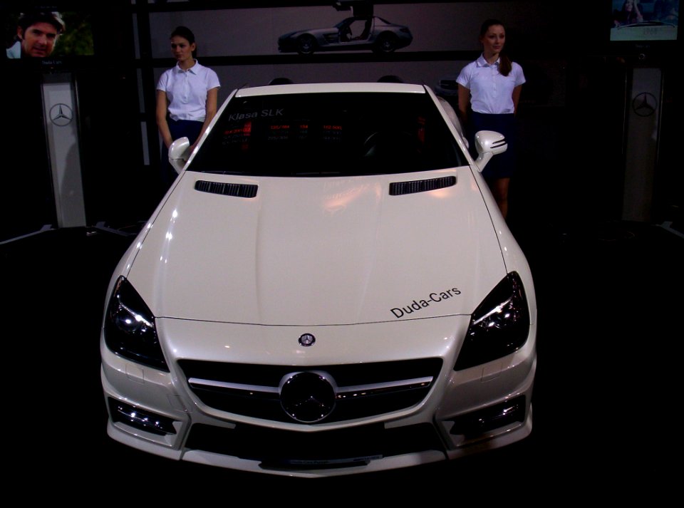 Mercedes-Benz SLK 200 (R172) front Poznan 2011