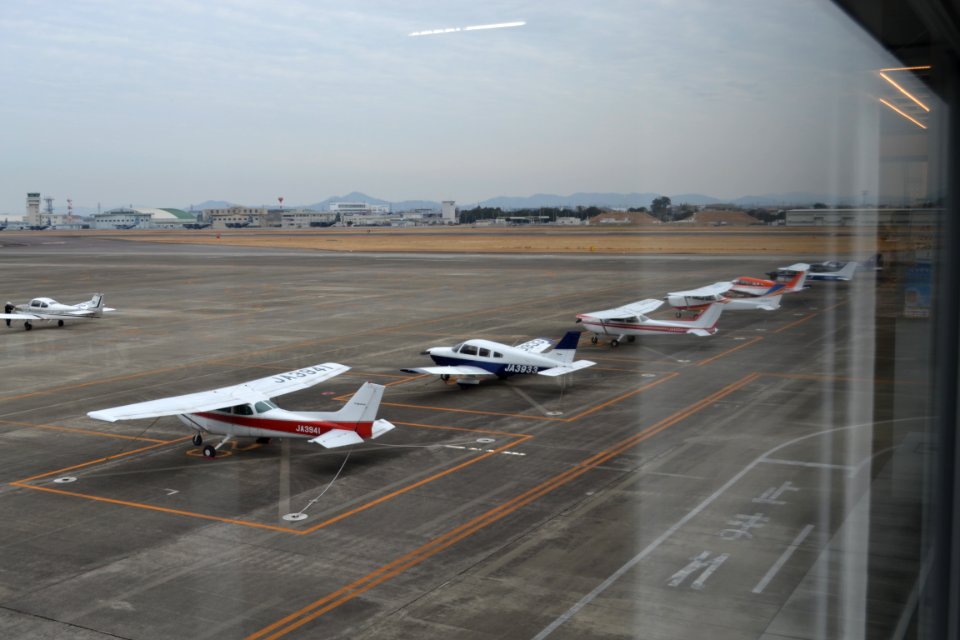Nagoya Airfield as seen from Aichi Museum of flight 20200126 01