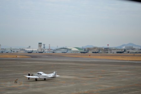 Nagoya Airfield as seen from Aichi Museum of flight 20200126 02