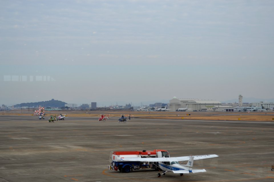 Nagoya Airfield as seen from Aichi Museum of flight 20200126 03