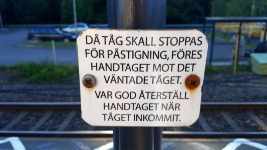 Mansart request stop instruction