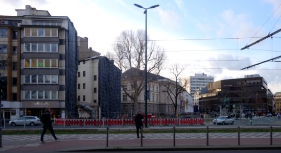Martin-Luther-Platz, Düsseldorf, 19. Februar 2020