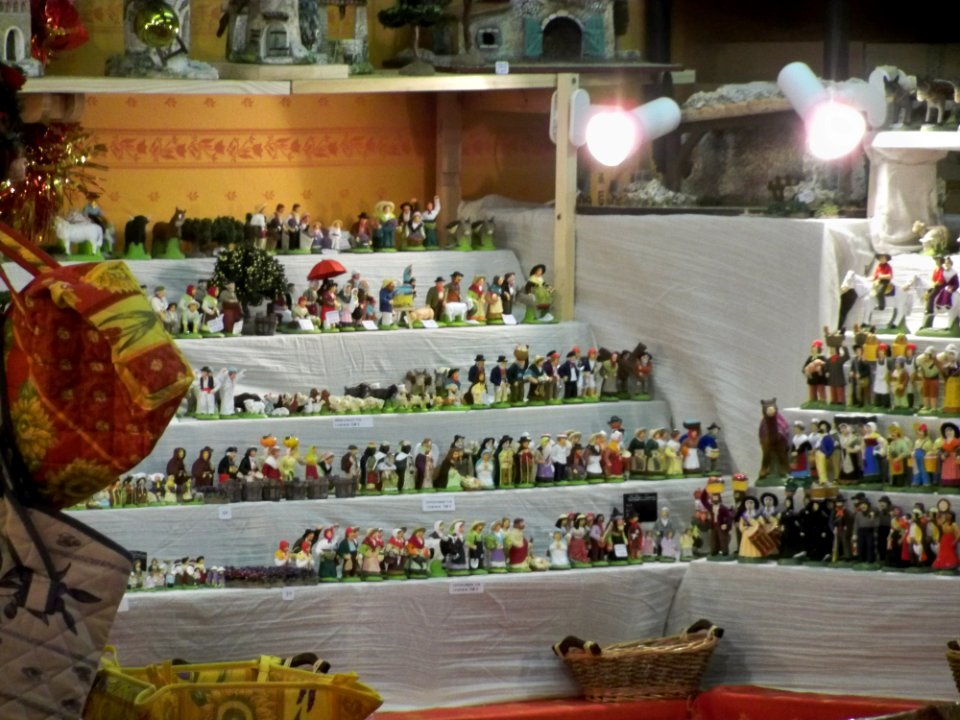 Marché Noël - vente de santons