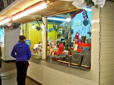 Marché de Noël - détail stand