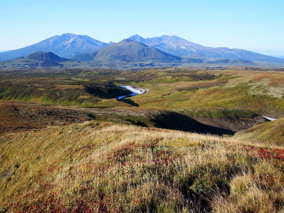 Tundra autumn nature