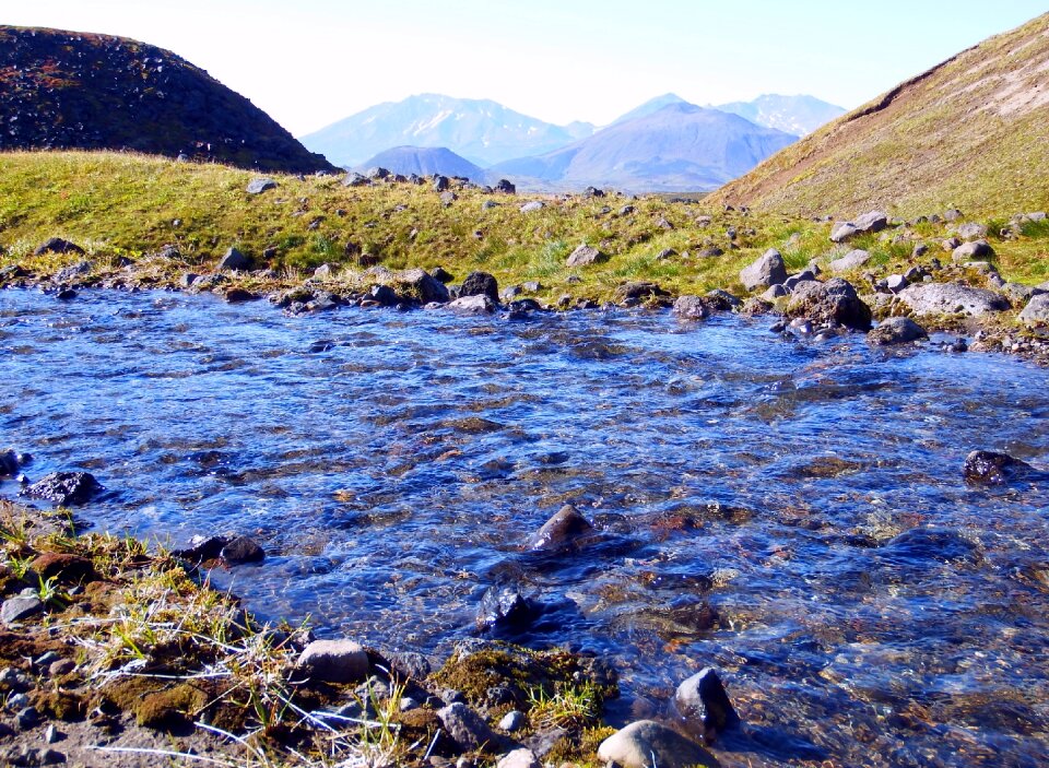 Creek small river tundra
