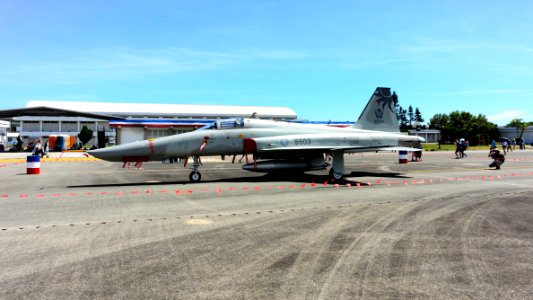 Left Side of ROCAF RF-5E 5503 Display at Hualien AFB Apron 20170923Na