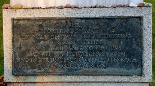 Lauterbach Goor Denkmal für die Opfer des Faschismus 02