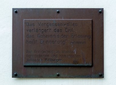 Lengerich Altstadt Roemer Gedenktafel 01