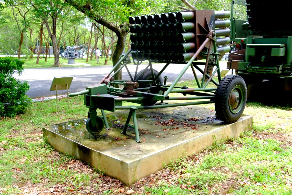Kung Feng IV MLRS Trailer Display at Chengkungling Right Rear View 20150606