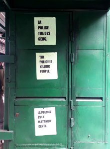 La policía está matando gente