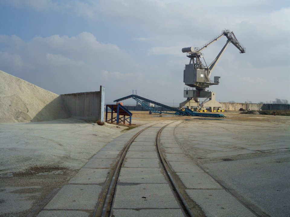 Ladebow Hafen Kran