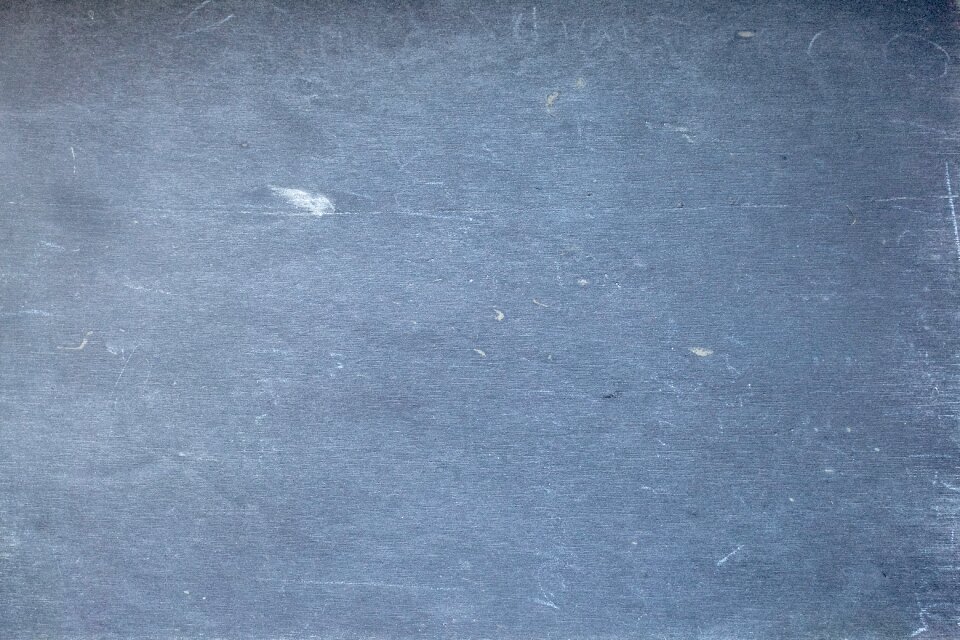 Blackboard smeared empty