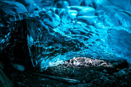 Glacier blue nature