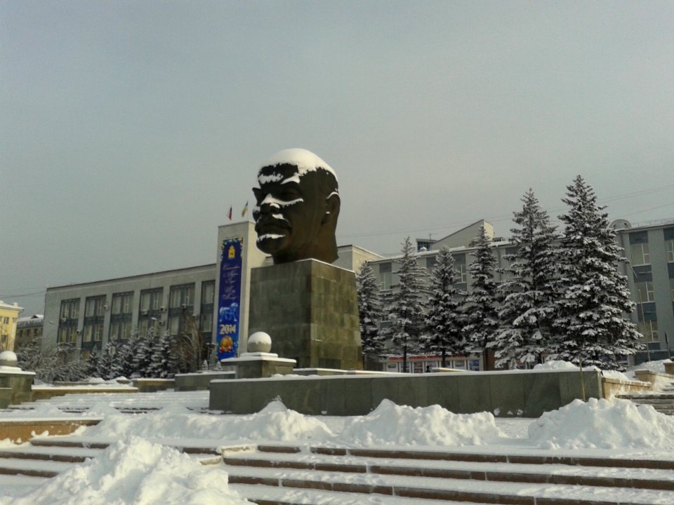 Lenin monument in Ulan-Ude