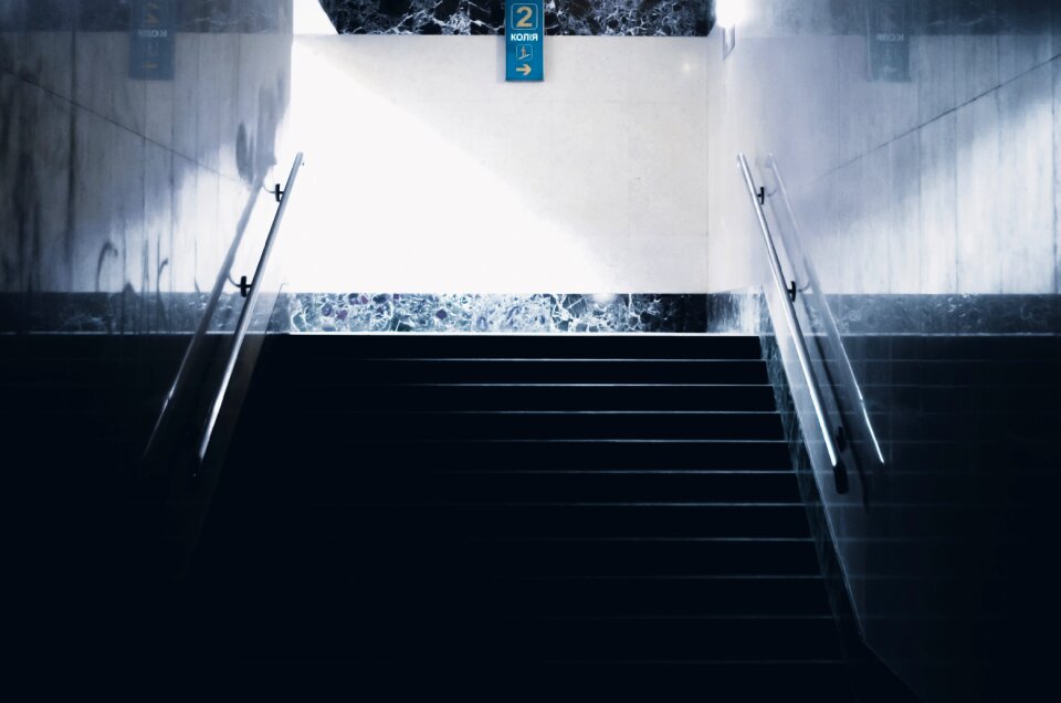 Stairs stairwell stairway