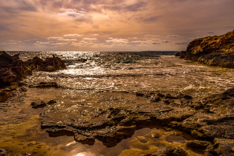 Landscape nature sunset