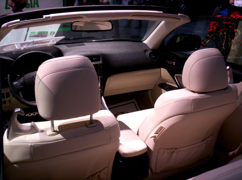 Lexus IS 250C interior Poznan 2011