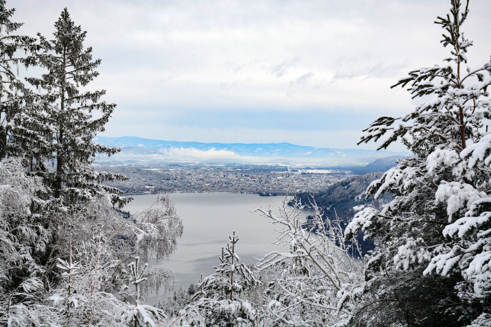 Nature winter mountains