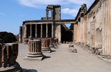 Ancient travel column photo