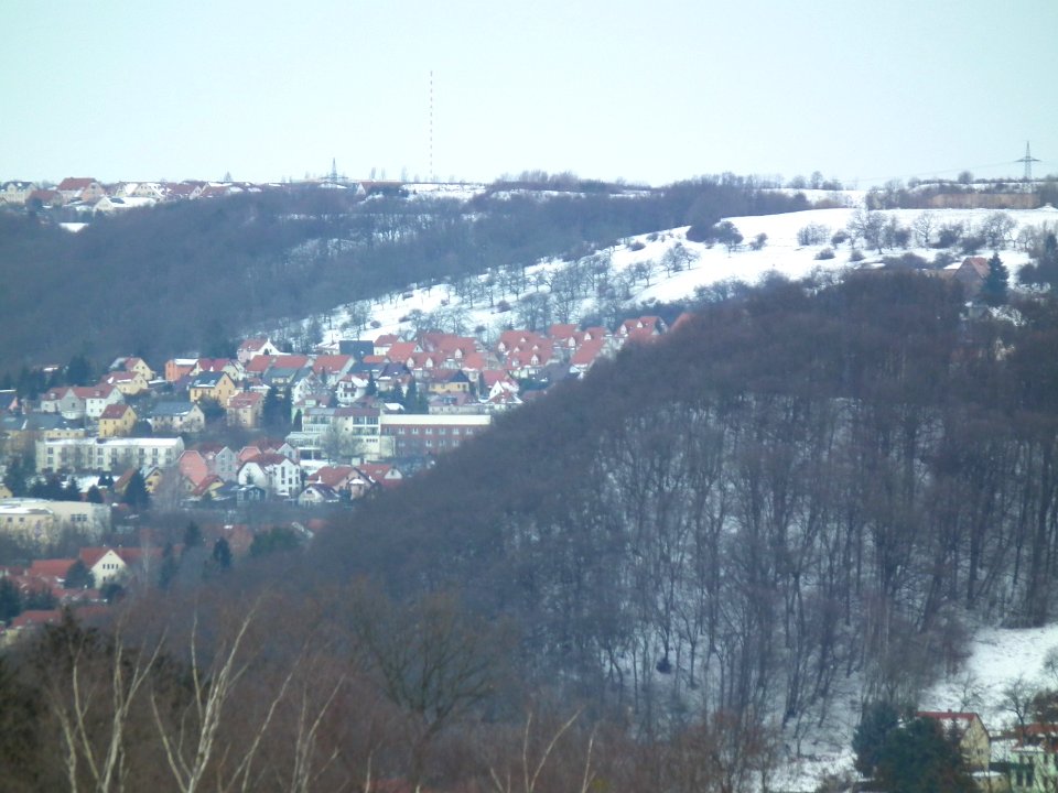 2021-01-19 Am Birkenwäldchen, Dresden 06, Blick über Freital