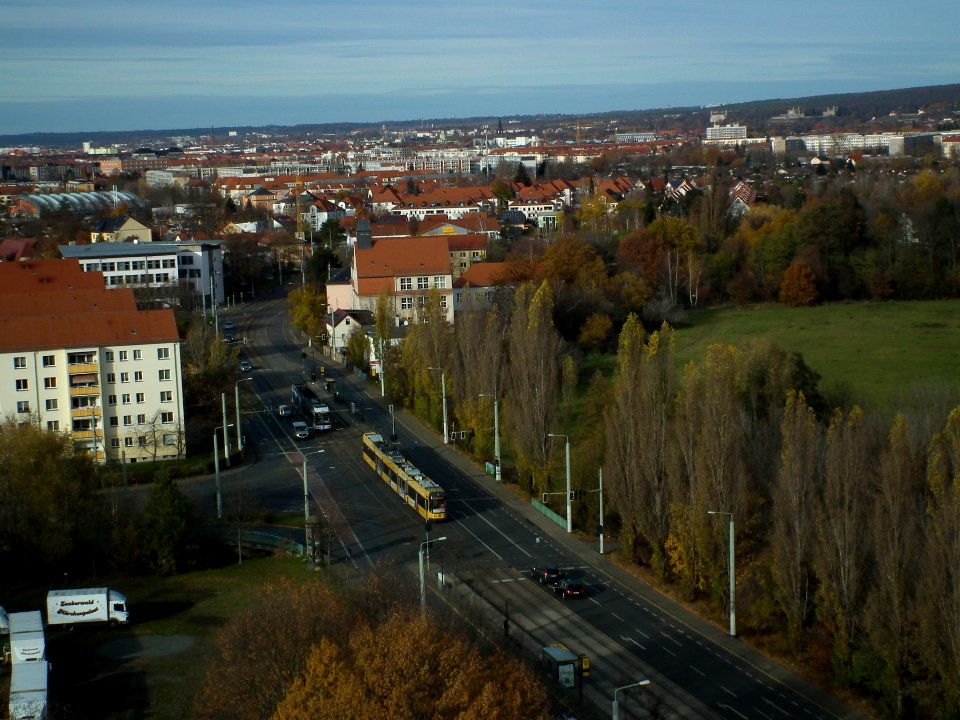 2020-11-21 Blick vom Hochhaus Rottwerndorfer Straße 3, Leuben, Dresden 05