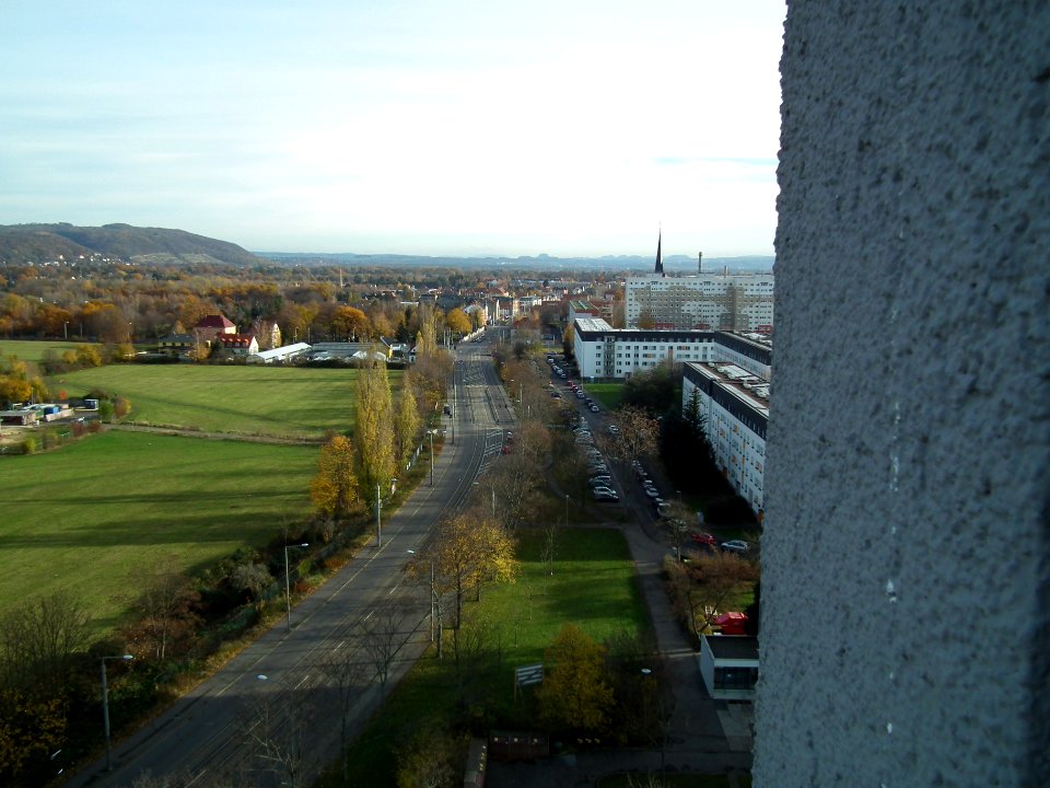 2020-11-21 Blick vom Hochhaus Rottwerndorfer Straße 3, Leuben, Dresden 45
