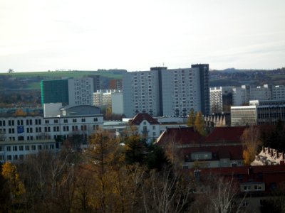 2020-11-21 Blick vom Hochhaus Rottwerndorfer Straße 3, Leuben, Dresden 55