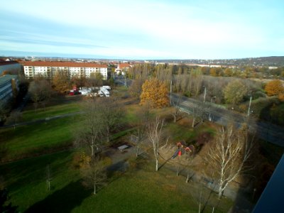 2020-11-21 Blick vom Hochhaus Rottwerndorfer Straße 3, Leuben, Dresden 75