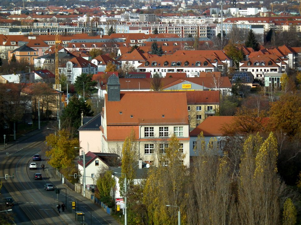 2020-11-21 Blick vom Hochhaus Rottwerndorfer Straße 3, Leuben, Dresden 14
