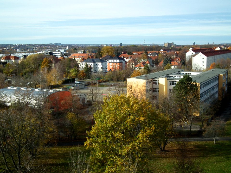 2020-11-21 Blick vom Hochhaus Rottwerndorfer Straße 3, Leuben, Dresden 50