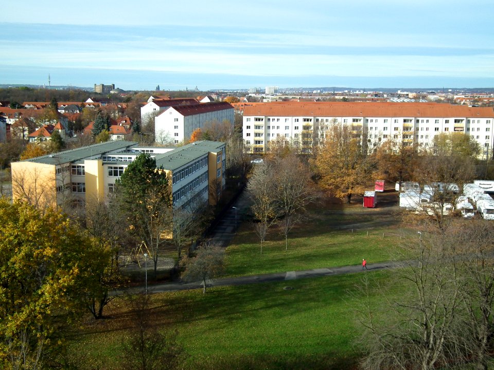 2020-11-21 Blick vom Hochhaus Rottwerndorfer Straße 3, Leuben, Dresden 51