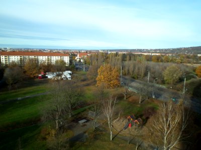 2020-11-21 Blick vom Hochhaus Rottwerndorfer Straße 3, Leuben, Dresden 76