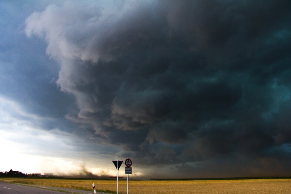 Thunderstorm storm hunting forward photo