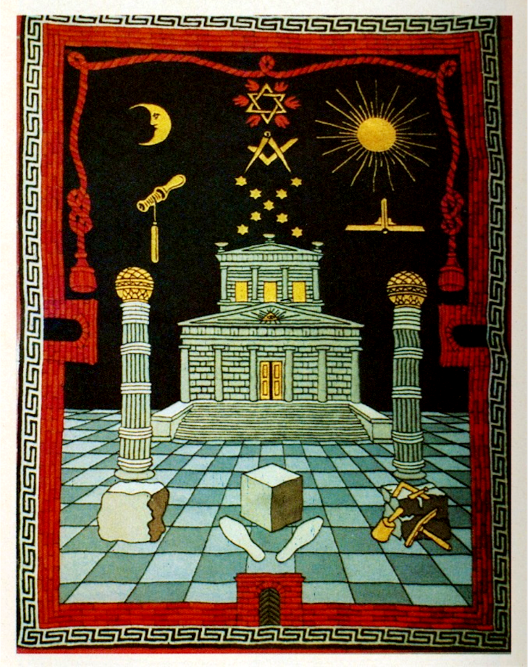38.26 Tapis freemasons