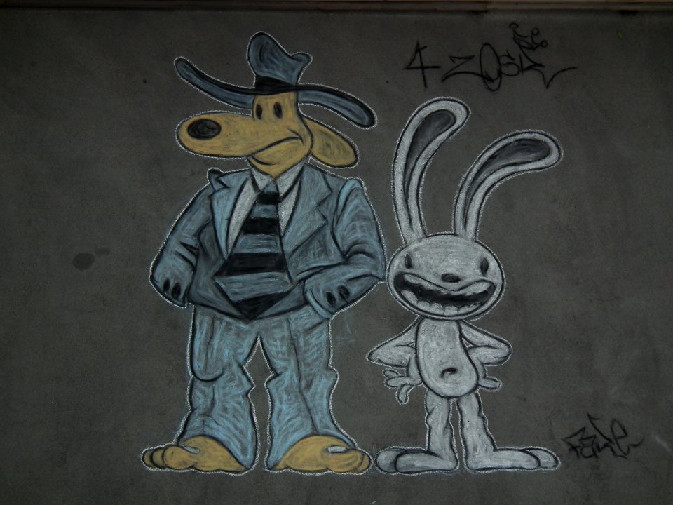 2020-07-05 Streetart Sam and Max
