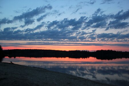 Dawn sunset outdoors photo