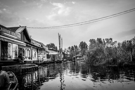 Wallpaper black and white kashmir