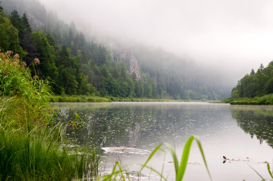Lake reflection cloud