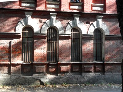 Сиротский приют Бахрушиных - Ремесленное училище - южный фасад