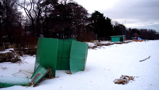 Сестрорецк после наводнения 29.12.2011