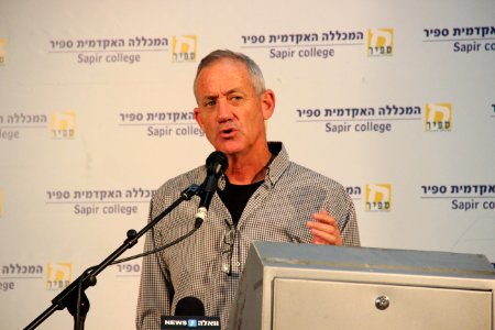 בני גנץ - כנס שדרות לחברה במכללה האקדמית ספיר-1